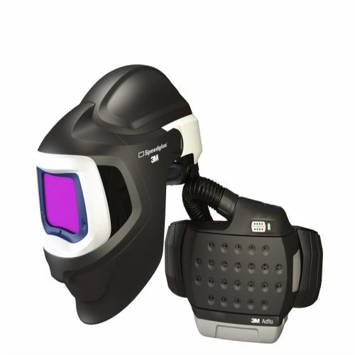 3M 9100X Adflo Schweißhelm mit Gebläse-Atemschutzsystem (PAPR) und automatisch abblendendem Filter